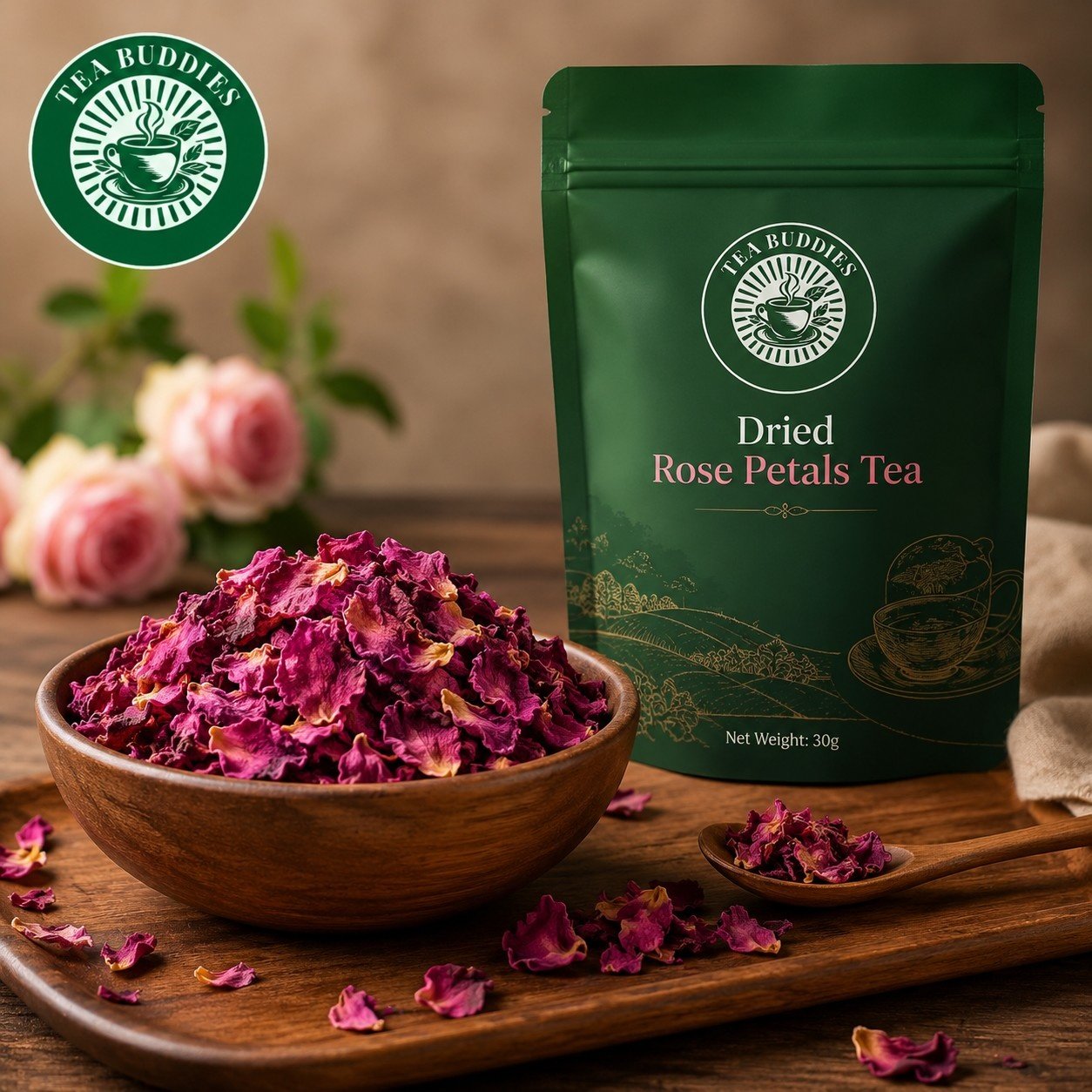 Dried Rose Petals Tea 250gm