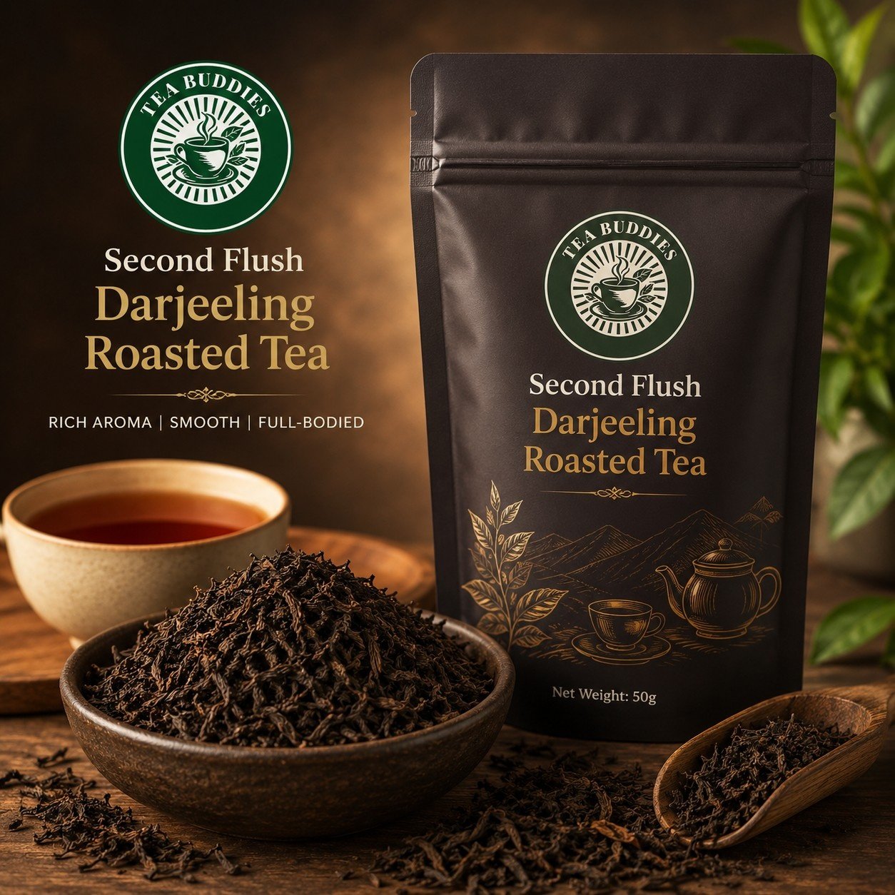 Second Flush Darjeeling Roasted Tea