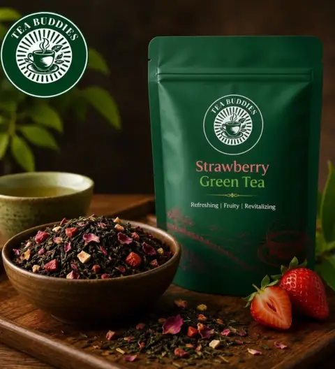Strawberry Green Tea 250gm